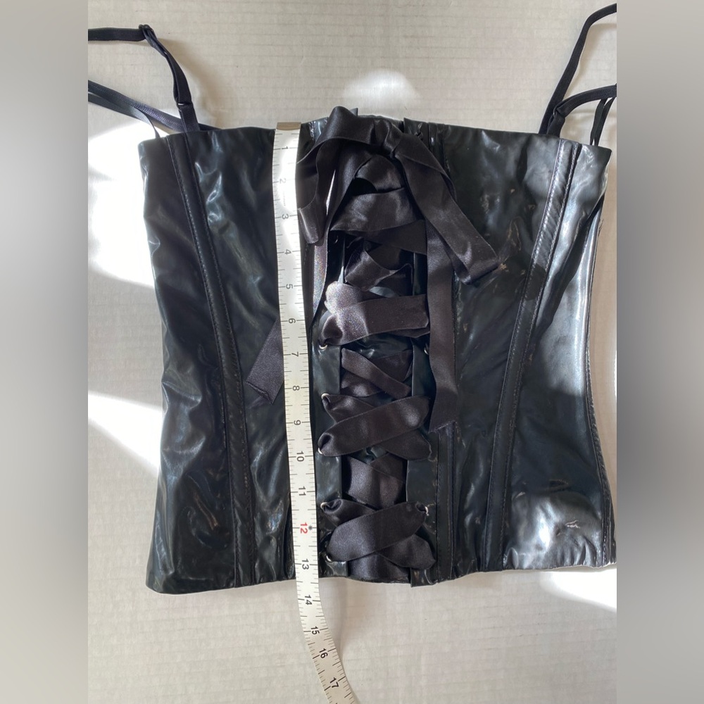 NWT Vintage D & G Dolce & Gabbana Black Bustier Top Size 40 - Picture 15 of 16